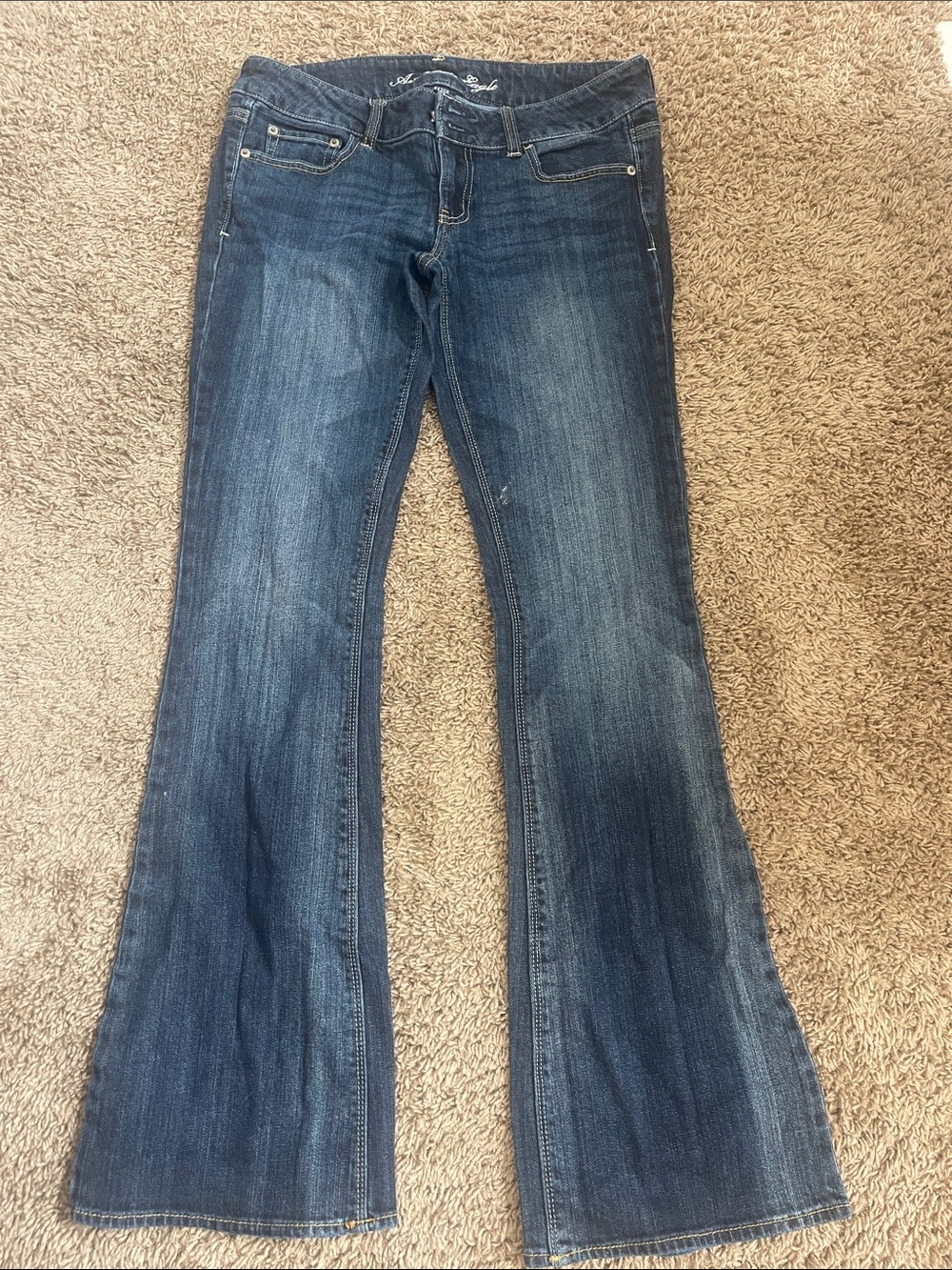 American Eagle Outfitters Dark Blue Flare Jeans